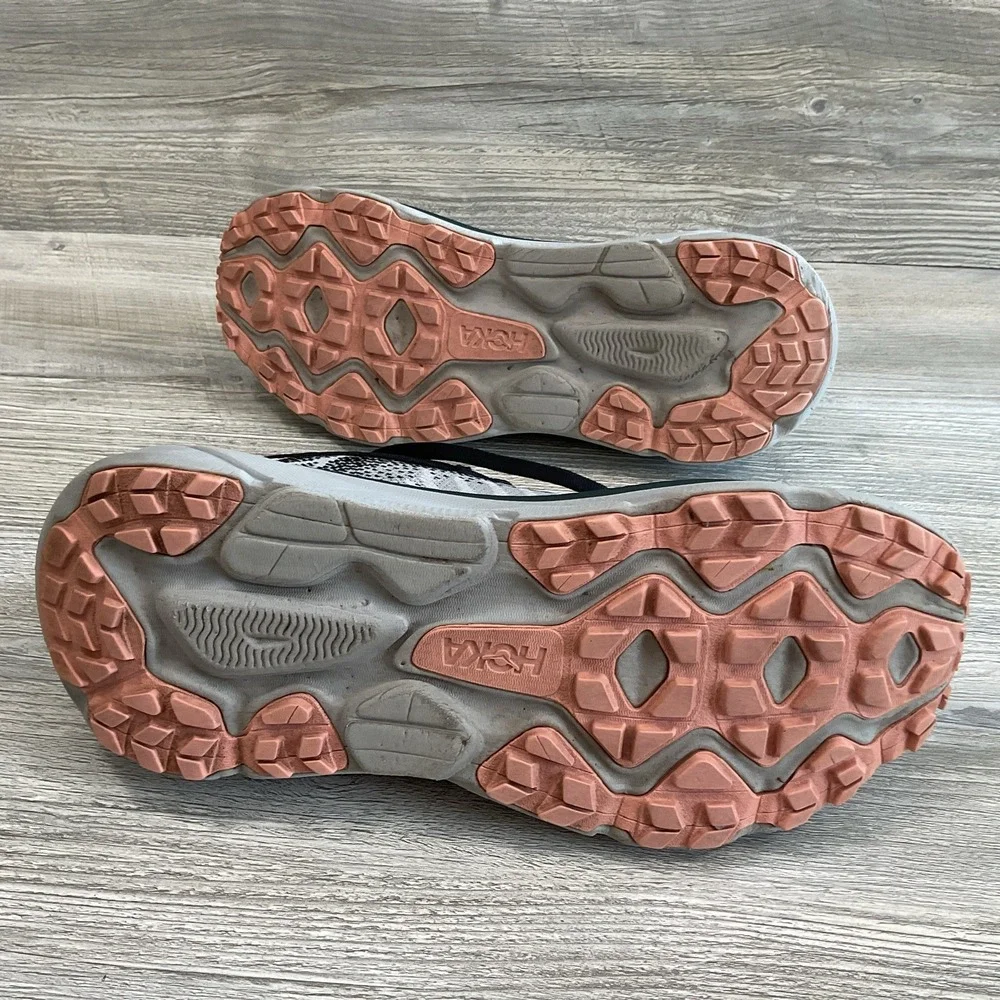 HOKA Women's 9.5 B Harbor Mist Spruce Lace-Up Low Top Athletic Running Sneakers